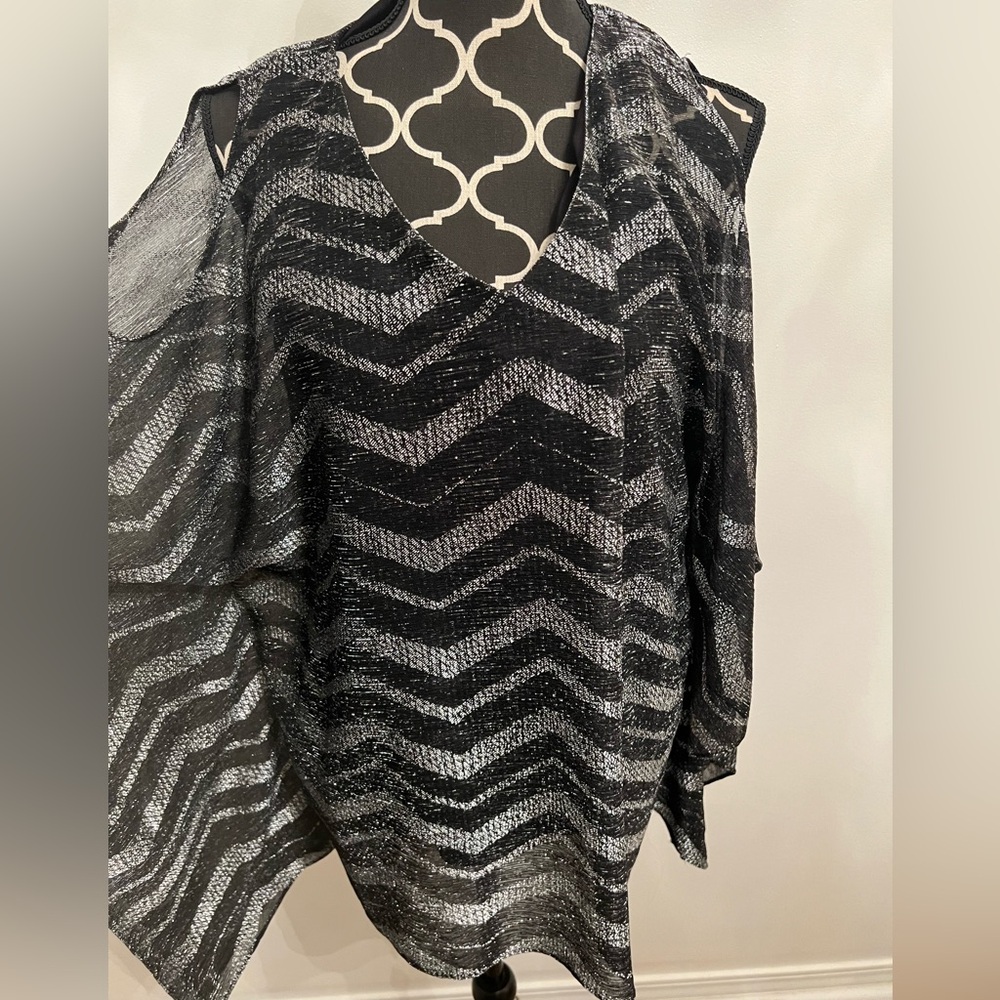 Open shoulder blouse
